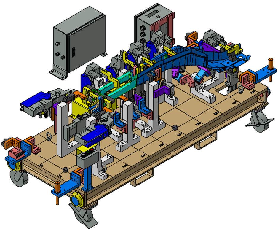 European Series-Spot Welding-Front Stringer Fixture