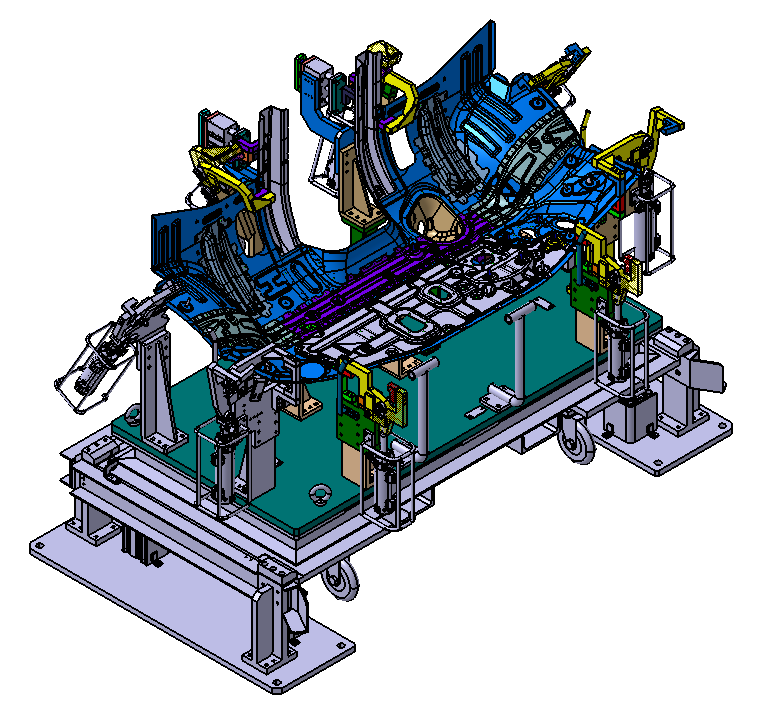 Japanese-Spot Welding-Front Panel Fixture