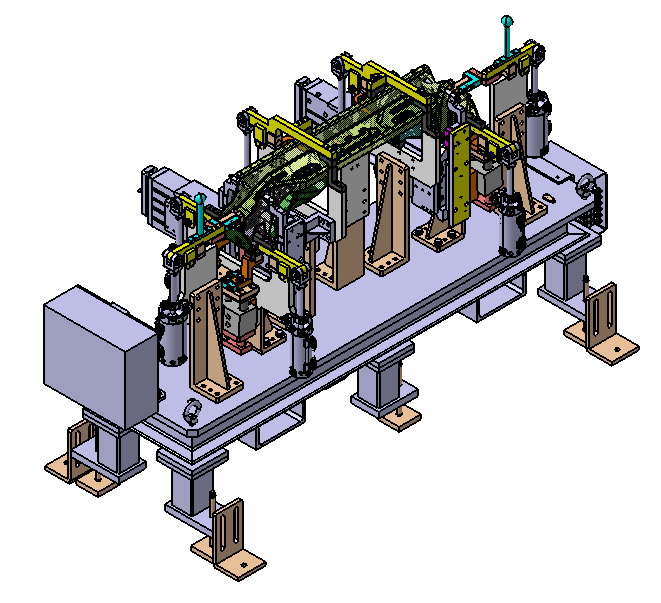 Japanese-Spot Welding-Middle Channel Fixture