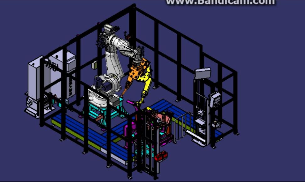one robot one station